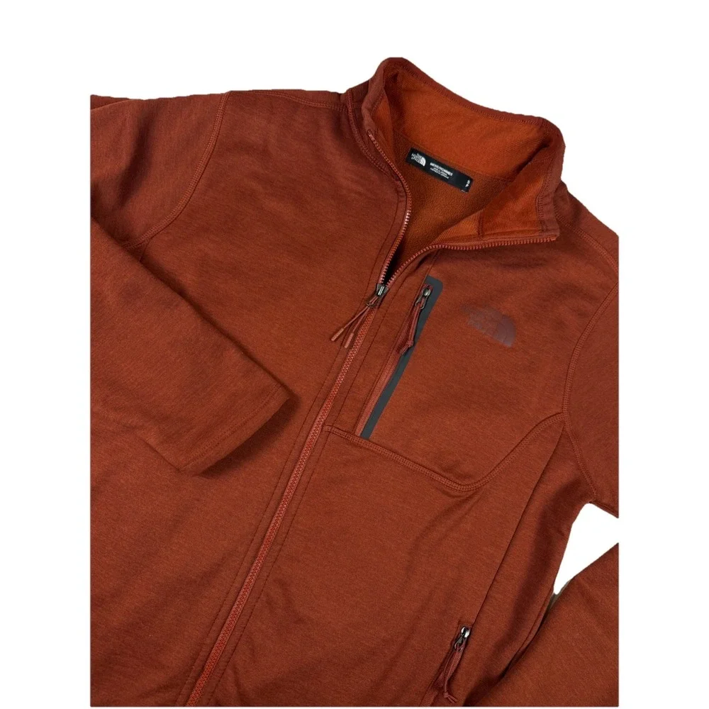 The North Face‎ Men Canyonlands Full Zip Fleece Jacket Brick House Red Heather S